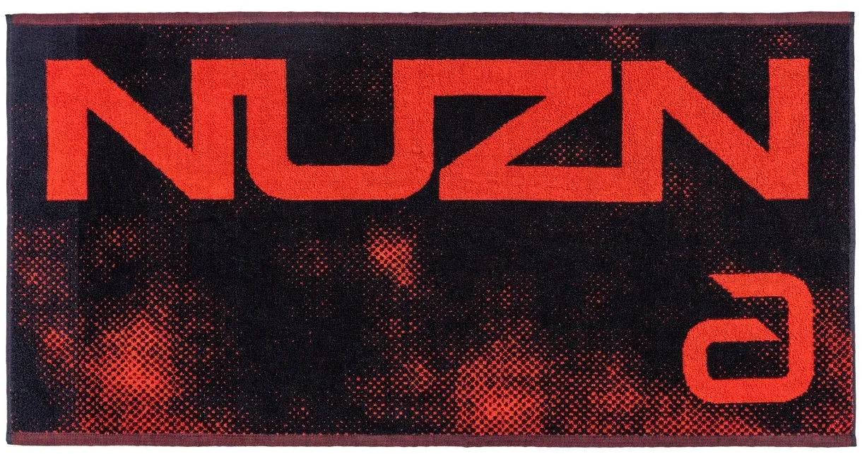 andro Handtuch NUZN M schwarz/rot