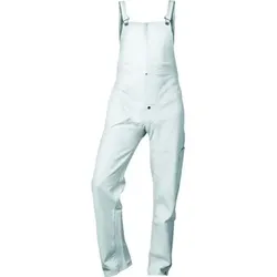 Vollleder-Latzhose NICO 2806, weiß, Größe 3 - weiß - 3