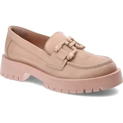 Rosa Halbschuhe Venezia Modische Leder Mokassins, 39