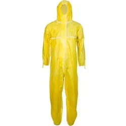 Chemikalienschutz-Overall Basic, CE / PSA Kategorie III, Typ 4, 5, 6, Gr. XL, gelb - gelb - XL