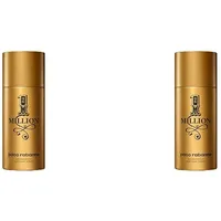 Paco Rabanne One Million homme/men, Deodorant Spray 150 ml, 2er Pack (1 x 150 ml) Weihnachtsgeschenk