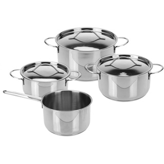 Excellent Houseware Topf-Set 4-tlg. 3 x Kasserolle + Fleischtopf