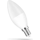 Spectrum Smart LED Kerze 5W = 35W E14 matt Warmweiß bis Tageslichtweiß 2700K - 6500K Tuya Wi-Fi dimmbar