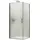 Bernstein Eckdusche mit Drehtür 90 x 195 cm grau Sicherheitsglas EX416S