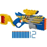 Nerf Marvel Wolverine Blaster, Fernrohr, Schulterstütze mit Aufbewahrung für 6 Darts, Pump-Action, 12 Nerf Elite Darts, Geschenke für Kinder ab 8 Jahren