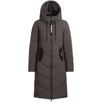 khujo Aribay4 lLght Damen Wintermantel black (DE/NL/SE/PL, Alphanumerisch, S, Regular, Regular, 232GRA-GRY) - S