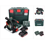 Metabo KS 18 LTX 57 Akku Handkreissäge 18 V 165 mm + 2x Akku 4,0 Ah + Ladegerät + metaBOX