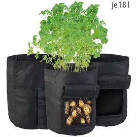 Royal Gardineer Pflanzsack 3er Set 18 l