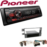 Pioneer 1-DIN Autoradio USB AUX Android Set für KIA Cerato Facelift 2005-2008