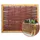 Noor Sichtschutzelement 90 x 120 cm Braun Weide