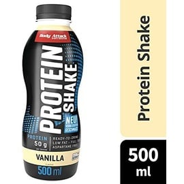 Body Attack High Protein Shake, 500ml - Vanilla