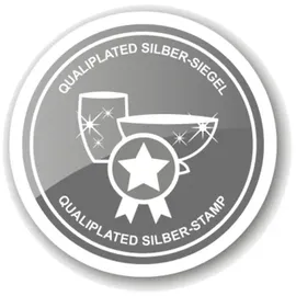 Edzard Sektkühler Flaschenkühler Calo mit Griffen, schwerversilbert, Höhe 21 cm, Durchmesser 22 cm