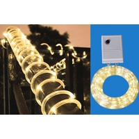 TrendLine LED-Lichterschlauch Mini Außen 10 m warmweiß mit Timer, 8 Lichteffekten