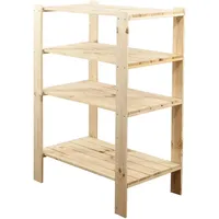 Proregal Holzregal Woodland HxBxT 166,4 x 80 x 50 cm Wohnzimmer, Regale, Bücherregale