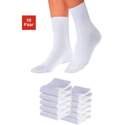 Go in Arbeitssocken, (Packung, 10 Paar), für medizinische Berufe Go in weiß 35-36