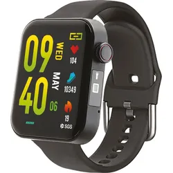 Fitness-Tracker MEDIASHOP "Kendox LifeTracker", schwarz (schwarz, schwarz, schwarz), Fitnesstracker, Die SmartWatch für alle Lebenslagen