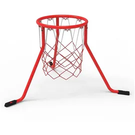 EzyRoller Basketballkorb Outdoor Kinder Basketball Korb Aufsteller Dreibein - Rot
