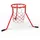 EzyRoller Basketballkorb Outdoor Kinder Basketball Korb Aufsteller Dreibein - Rot