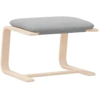 VidaXL Fußhocker Hellgrau 51x41x40 cm Stoff