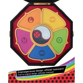 corimori Miraculous Ladybug Schatulle aus Holz | 2er Set aus Master Fu Miracle Box 26cm + 6 Anstecker