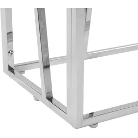 Beliani Hoxie Regal 100 x 30 x 175 cm Silber