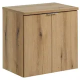 ROYAL24_MARKT Waschbeckenunterschrank - Nova Oak N BM250 - Mit Erhältlich in drei Größen 80, 60, 50 cm (Waschbeckenunterschrank, 2-St., Premium - Nova Oak N) Top – Zeitlos – Exklusiv. 60 cm