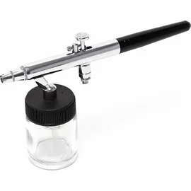 Wiltec Airbrush Pistole Typ 128 schwarz/silber