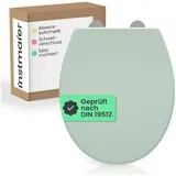 instmaier WC-Sitz instmaier Helma, Toilettendeckel mit Absenkautomatik, Absenkautomatik, zur Reinigung abnehmbar, Duroplast grün Oval