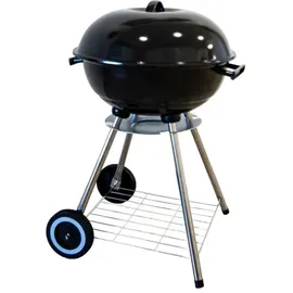 schweng Edelstahl Holzkohle Kugelgrill schwarz