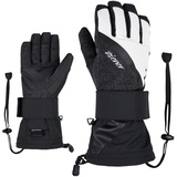 Ziener Damen Milana AS Snowboard-Handschuhe/Wintersport | Wasserdicht, Atmungsaktiv, Black.White, 6.5