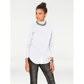 Heine Rollkragenpullover Weiß 44