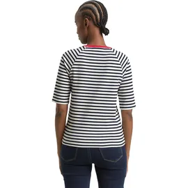 Tom Tailor T-Shirt mit Streifenmuster Mehrfarbig S