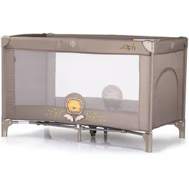 Chipolino Reisebett Capri, seitlicher Eingang, Tragetasche, große Seitentasche beige orange