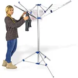 DEMA Mobile Camping Wäschespinne Nizza Wäschetrockner Wäscheständer