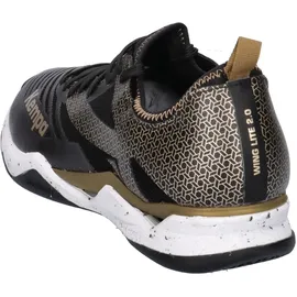 Kempa Herren Handballschuhe WING LITE 2.0 200852014 41 – Schwarz/Weiß/Gold - 41
