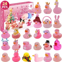 2024 Weihnachts Enten Adventskalender Ente Set Weihnachten Geschenkset 24 Tage Weihnachten Countdown Duck Advent Calendar für Kinder