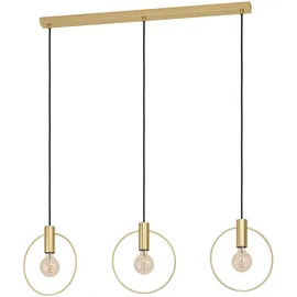 EGLO Manizales 3-flg. E27 5 cm minimalistisch messing