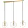 EGLO Manizales 3-flg. E27 5 cm minimalistisch messing