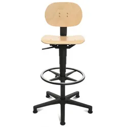 Deskin Werkstatt- Arbeitsstuhl COMFORT WA HOLZ 4255704312065 Deskin
