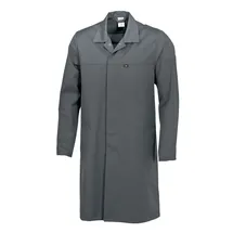 BP 1673-500-53-XLs Unisex-Mantel, 1/1 Ärmel mit verstellbarem Schlitz an der Manschette, 210,00 g/m2 Stoffmischung, dunkelgrau,