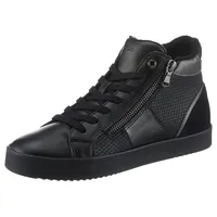 GEOX Damen D BLOMIEE F Sneaker, Black, 39 EU