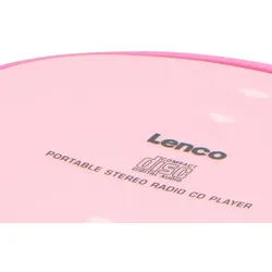 Lenco »Scd-24 Boombox« CD-Player mit Radio und Kopfhöreranschluss - pink