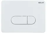 Belvit Berlin Betätigungsplatte für 2-Mengen-Spülung weiß