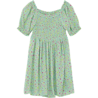 S.Oliver - Kleid mit Smock-Detail, Kinder, grün, 104