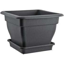 Buri XXL Blumentopf 60 x 60 cm grau