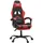 vidaXL Gaming-Stuhl mit Fußstütze Schwarz & Rot