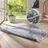HANSE HOME Flachwebeteppich Lilja Blau/Creme Ø ca. 140cm