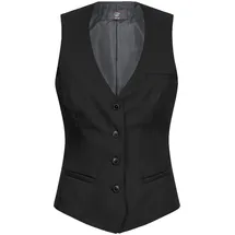 Greiff Damenweste Regular Fit 4 Knöpfe 4 Taschen Voll Gefüttert schwarz, Größe: 50 - 50