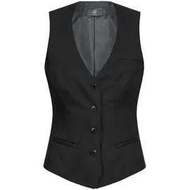 Greiff Damenweste Regular Fit 4 Knöpfe 4 Taschen Voll Gefüttert schwarz, Größe: 50 - 50