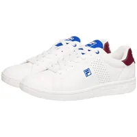 Fila Crosscourt 2 NT Sneaker, White-Prime Blue, 42 EU